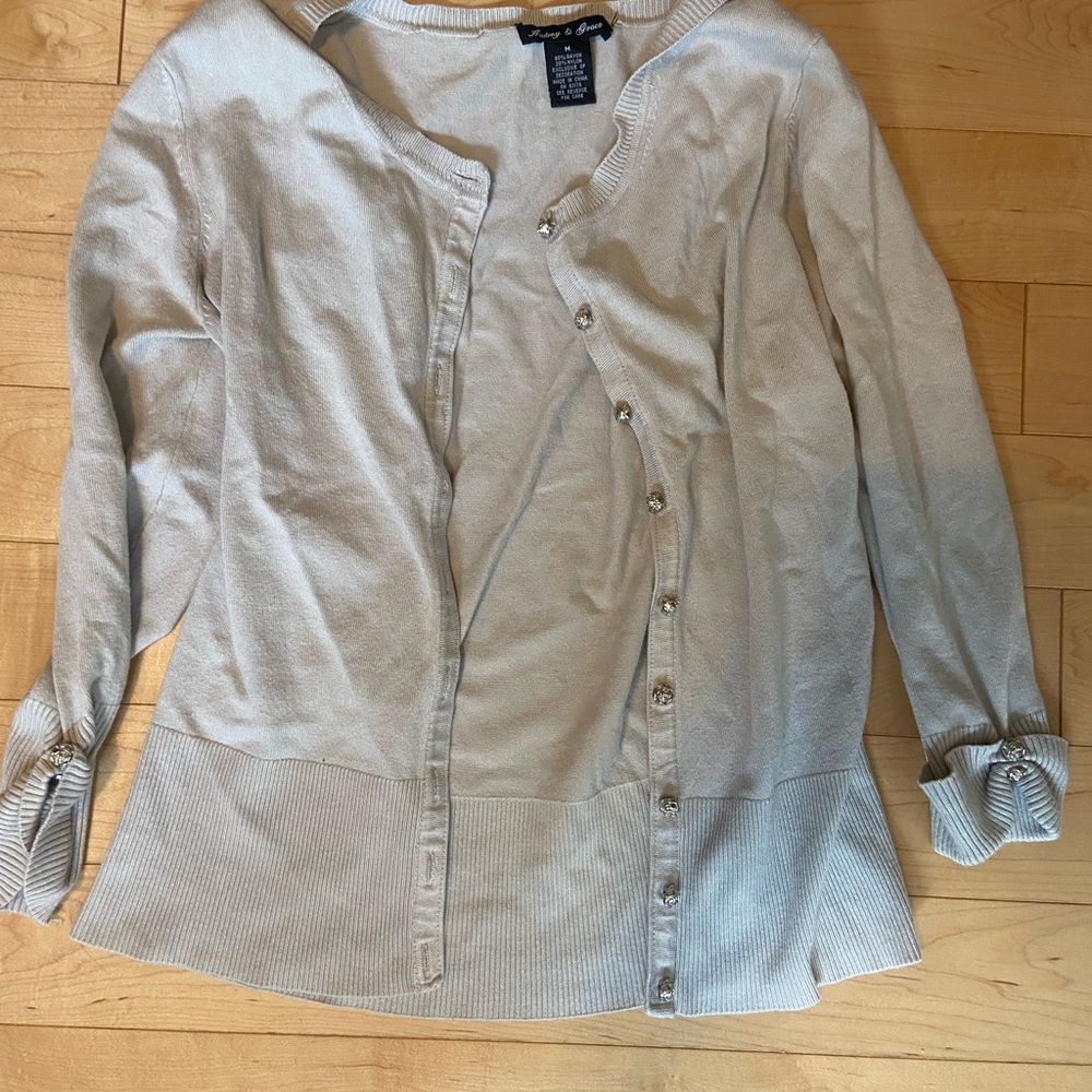 Audrey & Grace Cream Knitwear